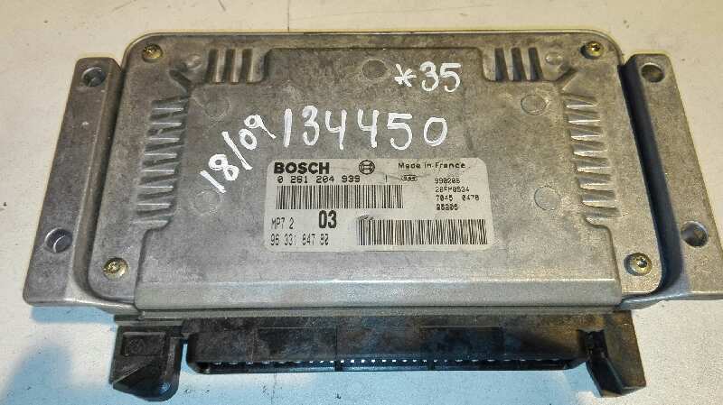 Centralita motor uce 0261204939 de Citroen Xsara coupé (n0) 1999-2005 88 CV