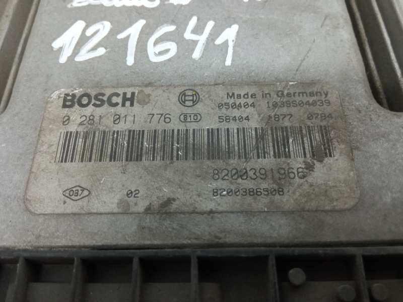 Switchboard engine uce 0281011776 de Renault Scénic iii (jz0/1_) 2009-2006 120 CV - pieza usada