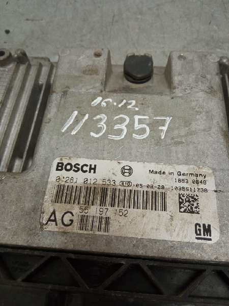 Centralita motor uce 0281012533 de Opel Vectra opc 2005-2008 255 CV - pieza usada