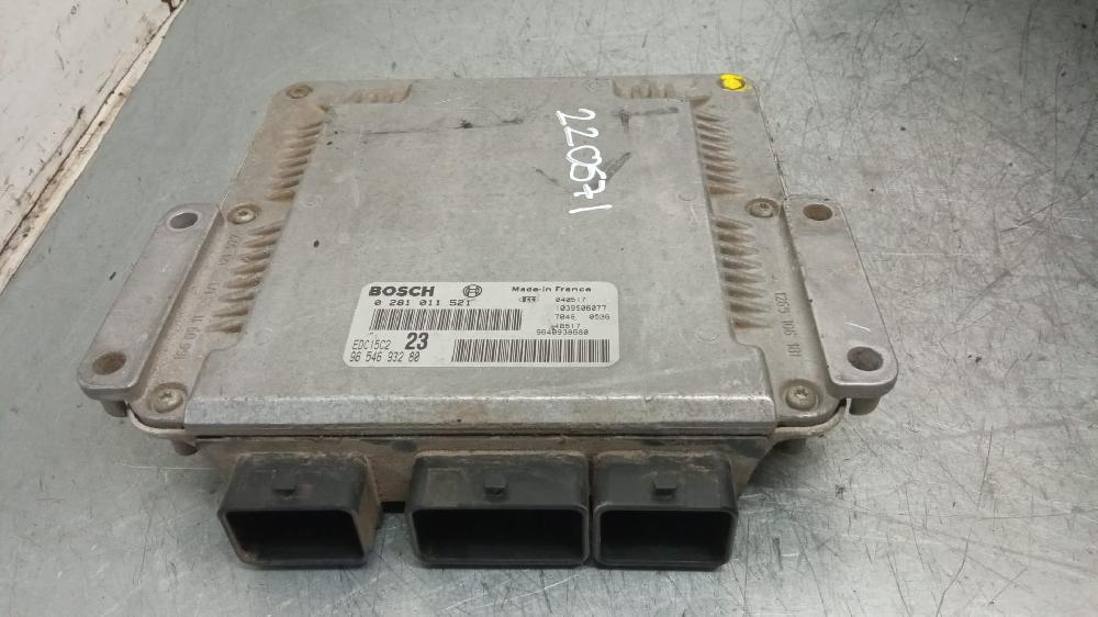 Centralina do motor 0281011521 de Citroen Xsara picasso 1999-2004 - pieza usada