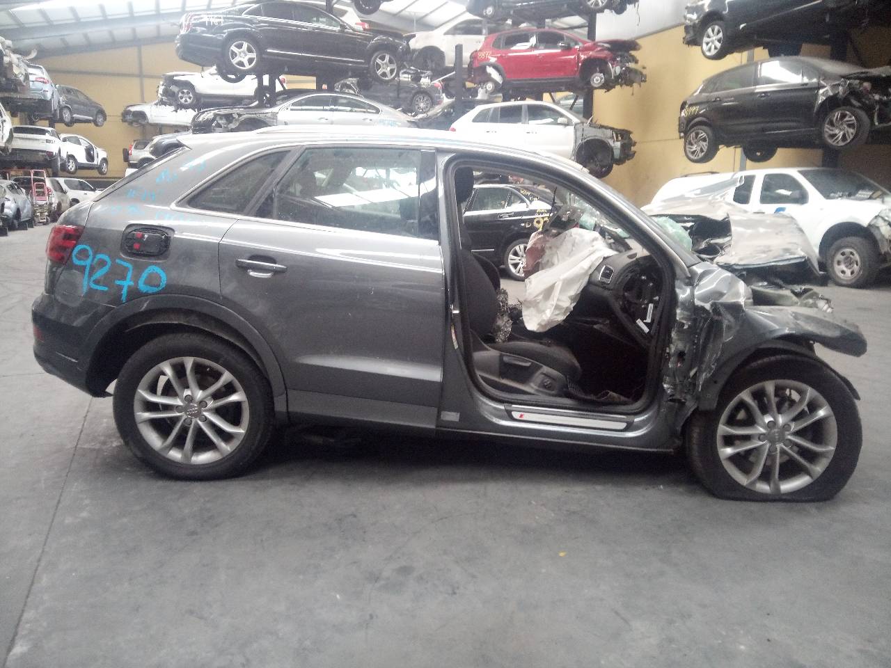 AUDI Q3 8U (2011-2020) Lève-vitre de porte arrière droite 8U0839462, E1-B6-20-2 18739718