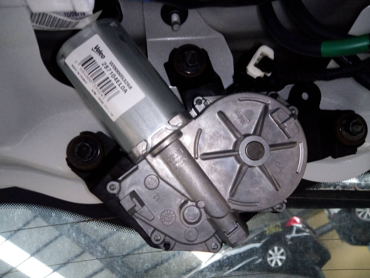 NISSAN Qashqai 2 generation (2013-2023) Moteur d'essuie-glace de hayon 287104EL0A 18700009