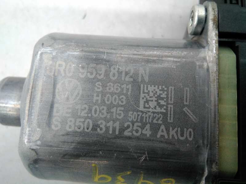 VOLKSWAGEN Polo 5 generation (2009-2017) Aizmugurējo labo durvju logu pacēlājs 6R0959812N, E1-B6-20-4 18532596