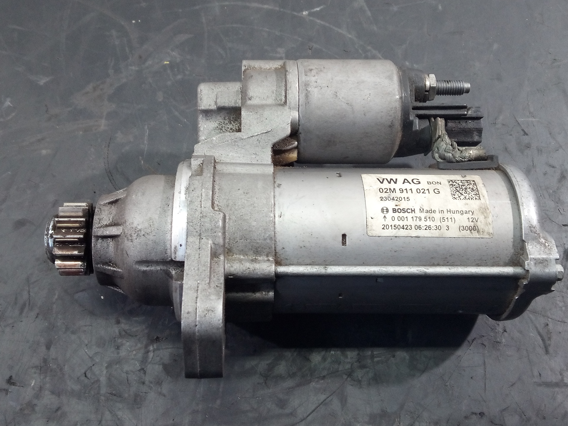 VOLKSWAGEN Polo 5 generation (2009-2017) Starter Motor 02M911021G,P3-B8-9-2 21064387