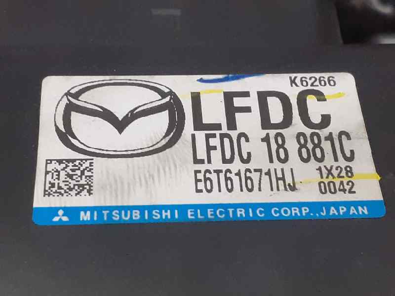 MAZDA 6 GH (2007-2013) Motorkontrollenhet ECU LFDC18881C,E6T61671HJ,E3-B5-5-1 18614352