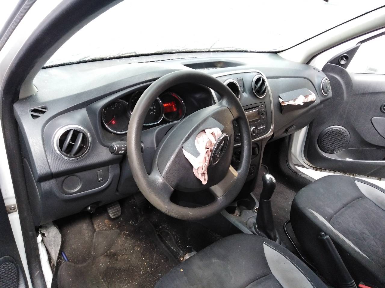 DACIA Sandero 2 generation (2013-2020) Полуось передняя правая 391007857R, P1-A6-23 24075671