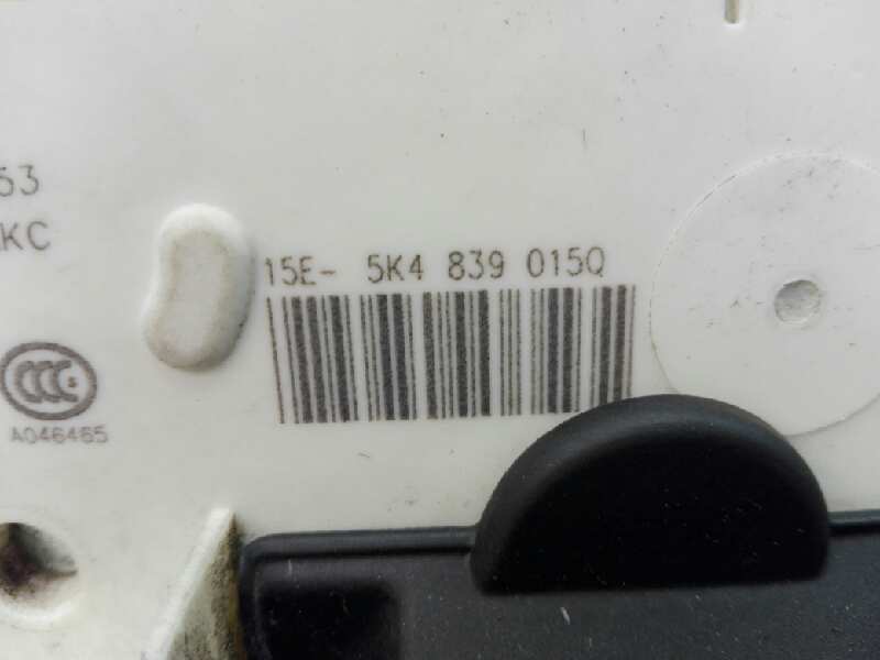 SEAT Leon 3 generation (2012-2020) Rear Left Door Lock 5K4839015Q, E1-B6-36-1 18459907