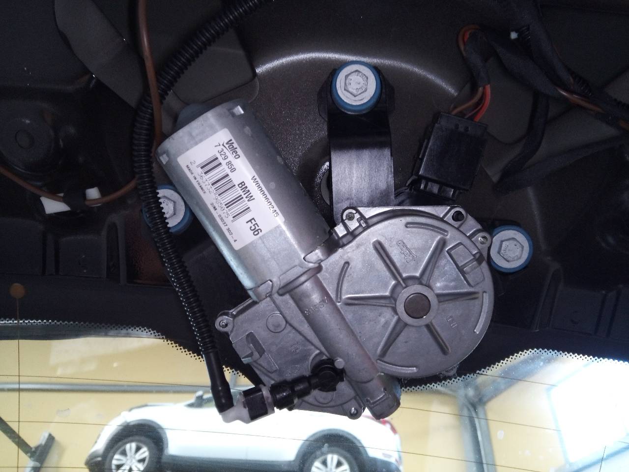 MINI Cooper R56 (2006-2015) Galinio dangčio (bagažinės) valytuvo varikliukas 7329850 23302202