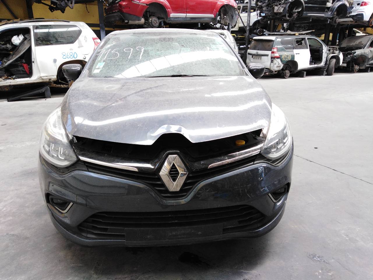 RENAULT Clio 3 generation (2005-2012) Priekinių kairių durų stiklo pakelėjas 128001502B, 9030320C, E1-A1-48-2 21630809