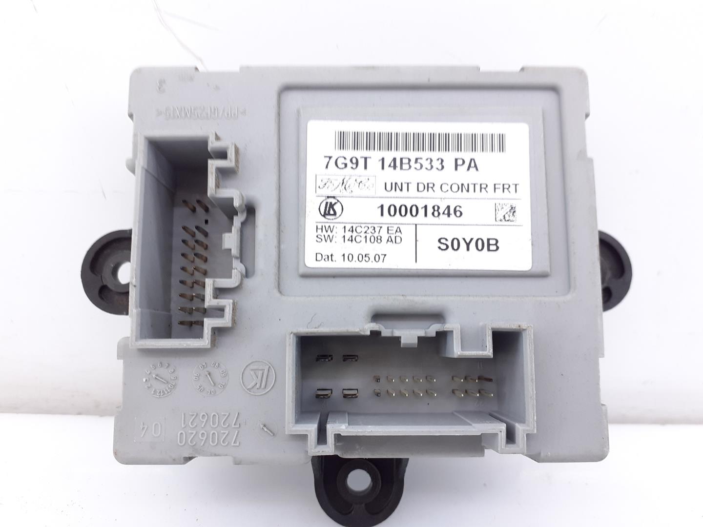 FORD S-Max 1 generation (2006-2015) Другие блоки управления 7G9T14B533PA, 10001846, E3-B3-24-4 20954976