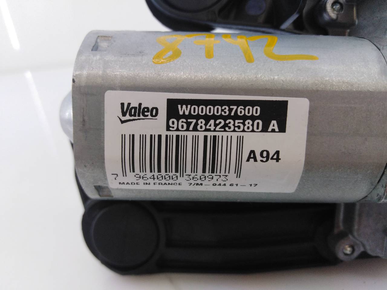 PEUGEOT 2008 1 generation (2013-2020) Tailgate  Window Wiper Motor 9678423580,E1-A4-24-2 24025827