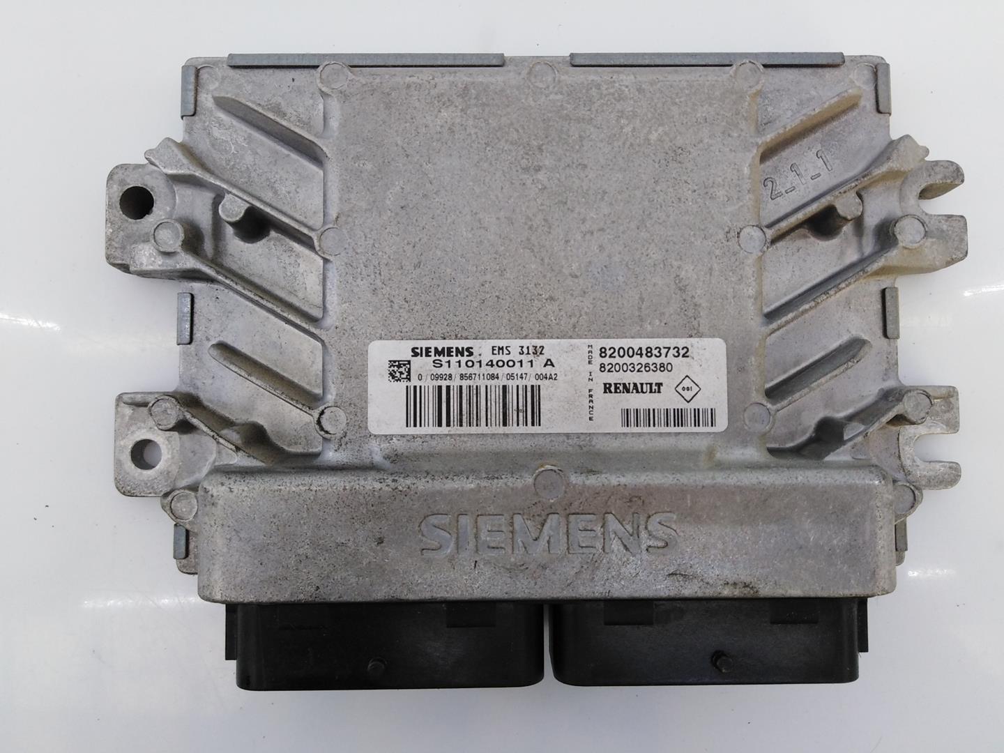 MAZDA Logan 1 generation (2004-2012) Motorkontrollenhet ECU 8200483732,8200326380,E3-B3-9-4 18695247