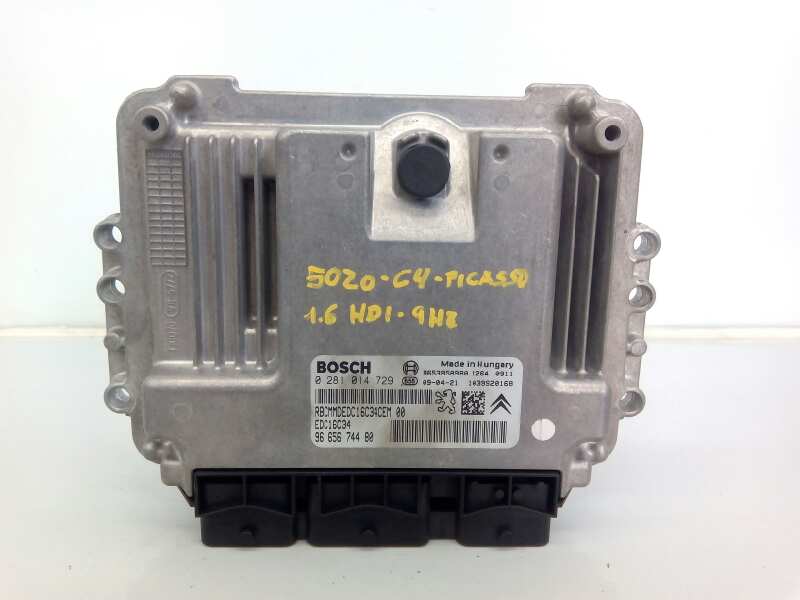 CITROËN C4 Picasso 1 generation (2006-2013) Motorkontrolenhed ECU 0281014729,E3-B2-34-3 18400727