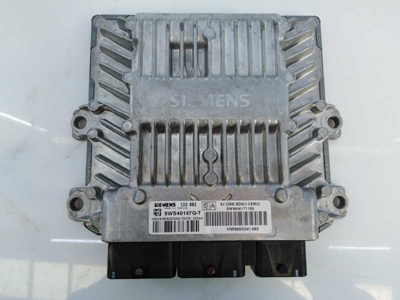 PEUGEOT 407 1 generation (2004-2010) Engine Control Unit ECU 5WS40167GT, SW9656171180, E3-B2-28-1 18680923