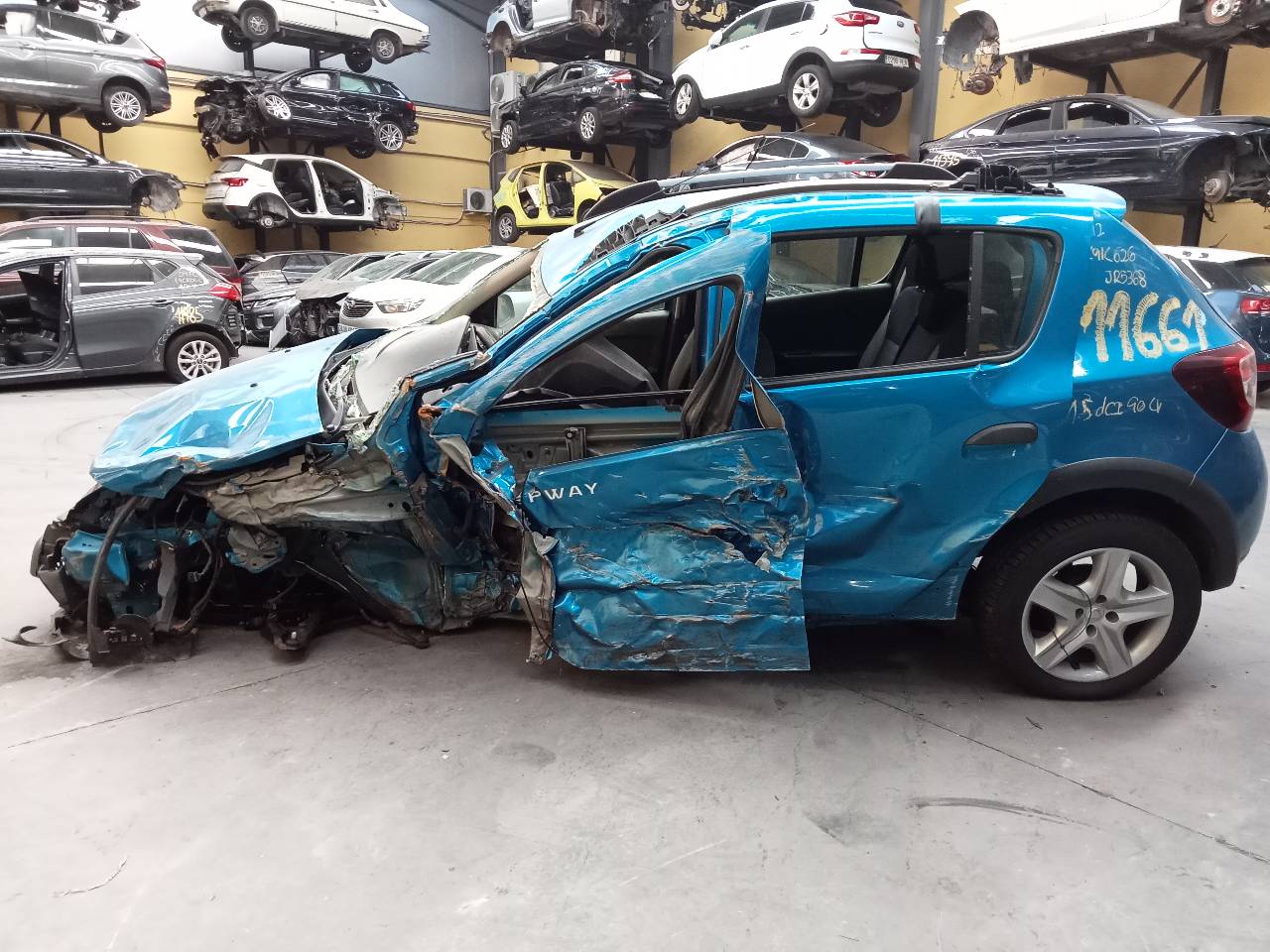 DACIA Logan 2 generation (2013-2020) Aizmugurējā labā durvju slēdzene 825022281RF, E1-A1-4-1 23288484