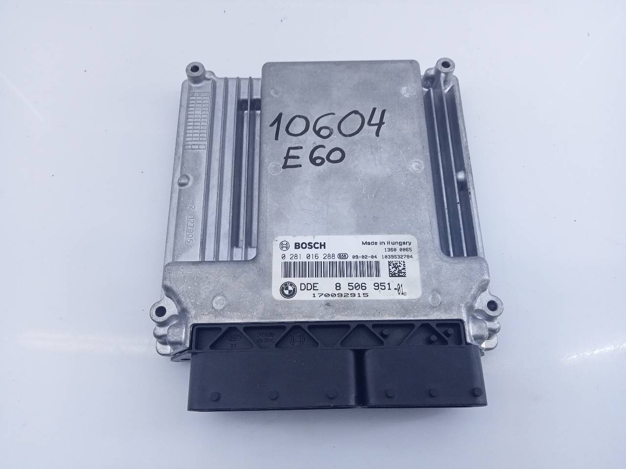 BMW 5 Series E60/E61 (2003-2010) Motorkontrolenhed ECU 0281016288,850685101,E3-A2-24-2 20960080