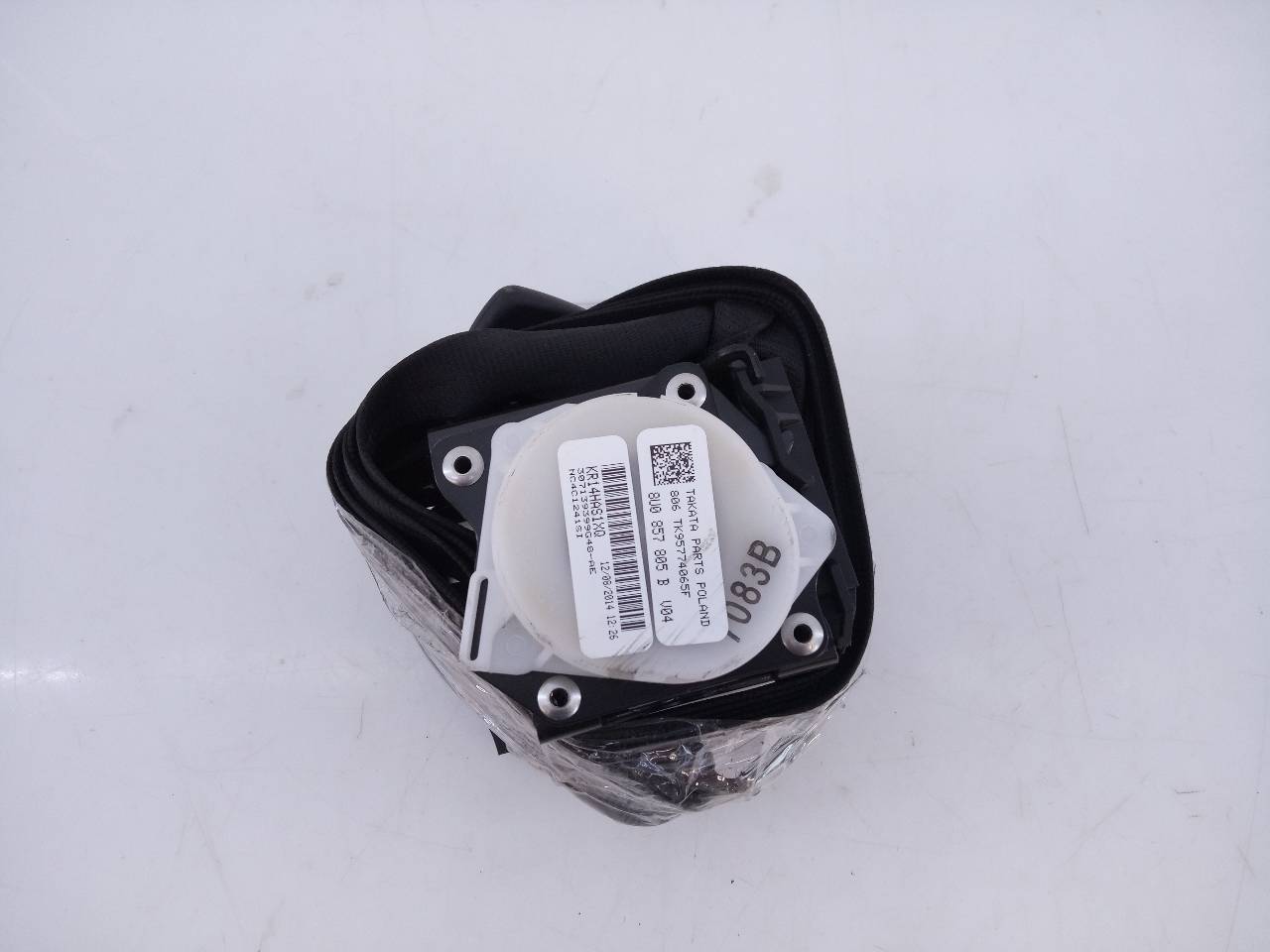 AUDI Q3 8U (2011-2020) Rear Left Seatbelt 8U0857805B,E1-B6-47-1 18455754