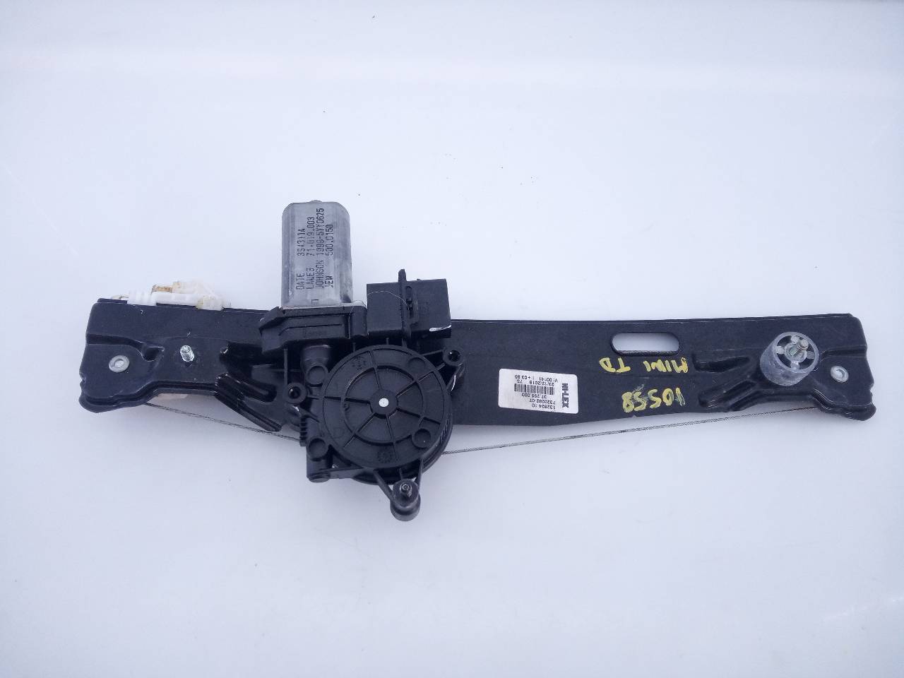 MINI Cooper R56 (2006-2015) Aizmugurējo labo durvju logu pacēlājs 13262410, 732028207, E2-B4-49-1 23244273
