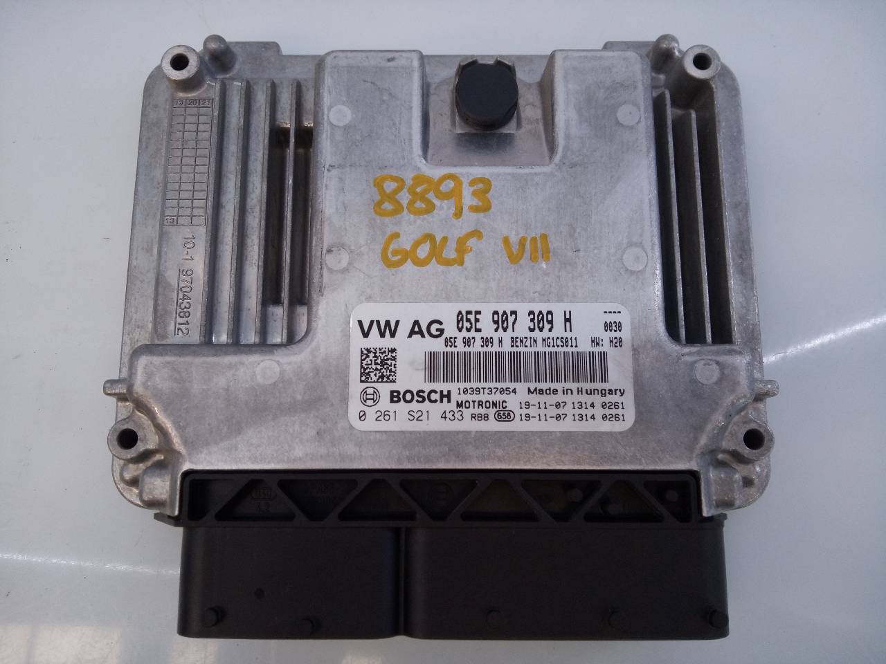 VOLKSWAGEN Golf 7 generation (2012-2024) Unitate de control motor 05E907309H, E2-A1-42-7 18715424