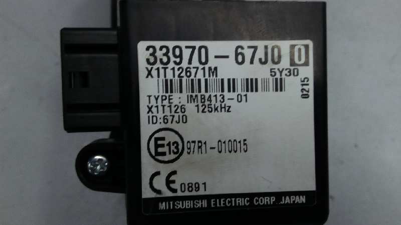 SUZUKI Swift 4 generation (2010-2016) Other part 3397067J0, X1T1267M, E3-B4-8-2 18472010