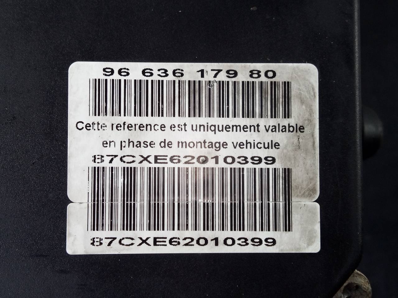 PEUGEOT C4 1 generation (2004-2011) ABS blokas 9663617980, 0265234395, P3-A8-4-3 20627649