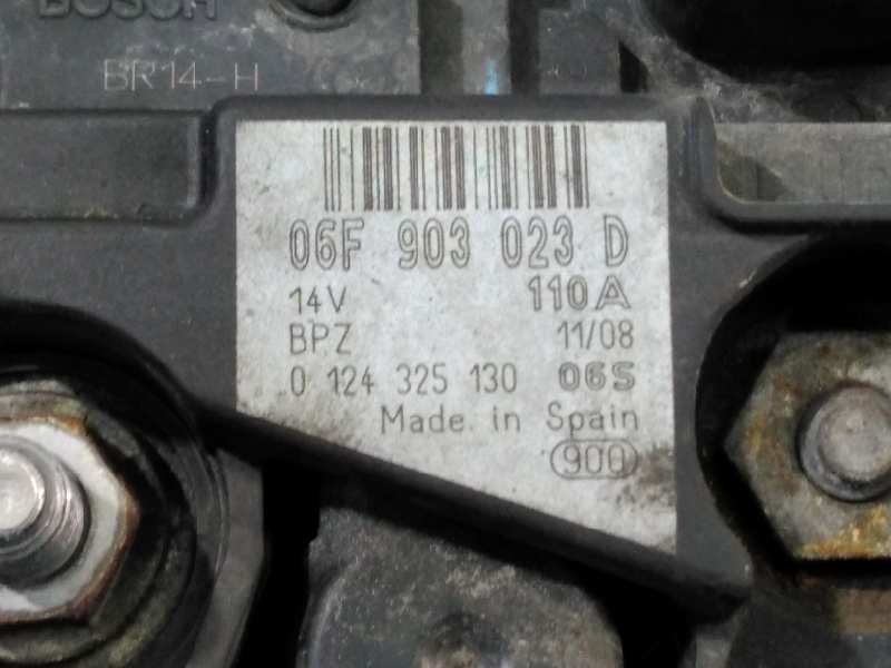 VOLKSWAGEN Caddy 3 generation (2004-2015) Alternator 06F903023D, 0124325130, P3-A4-3-4 18516605