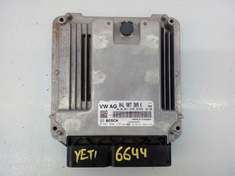 SKODA Yeti 1 generation (2009-2018) Engine Control Unit ECU 04L907309K, 0281030170, E2-A1-25-7 18515854