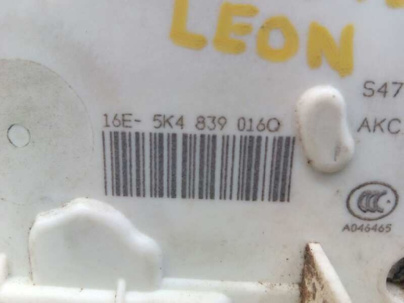 SEAT Leon 3 generation (2012-2020) Rear Right Door Lock 5K4839016Q, E1-B6-4-3 18389127