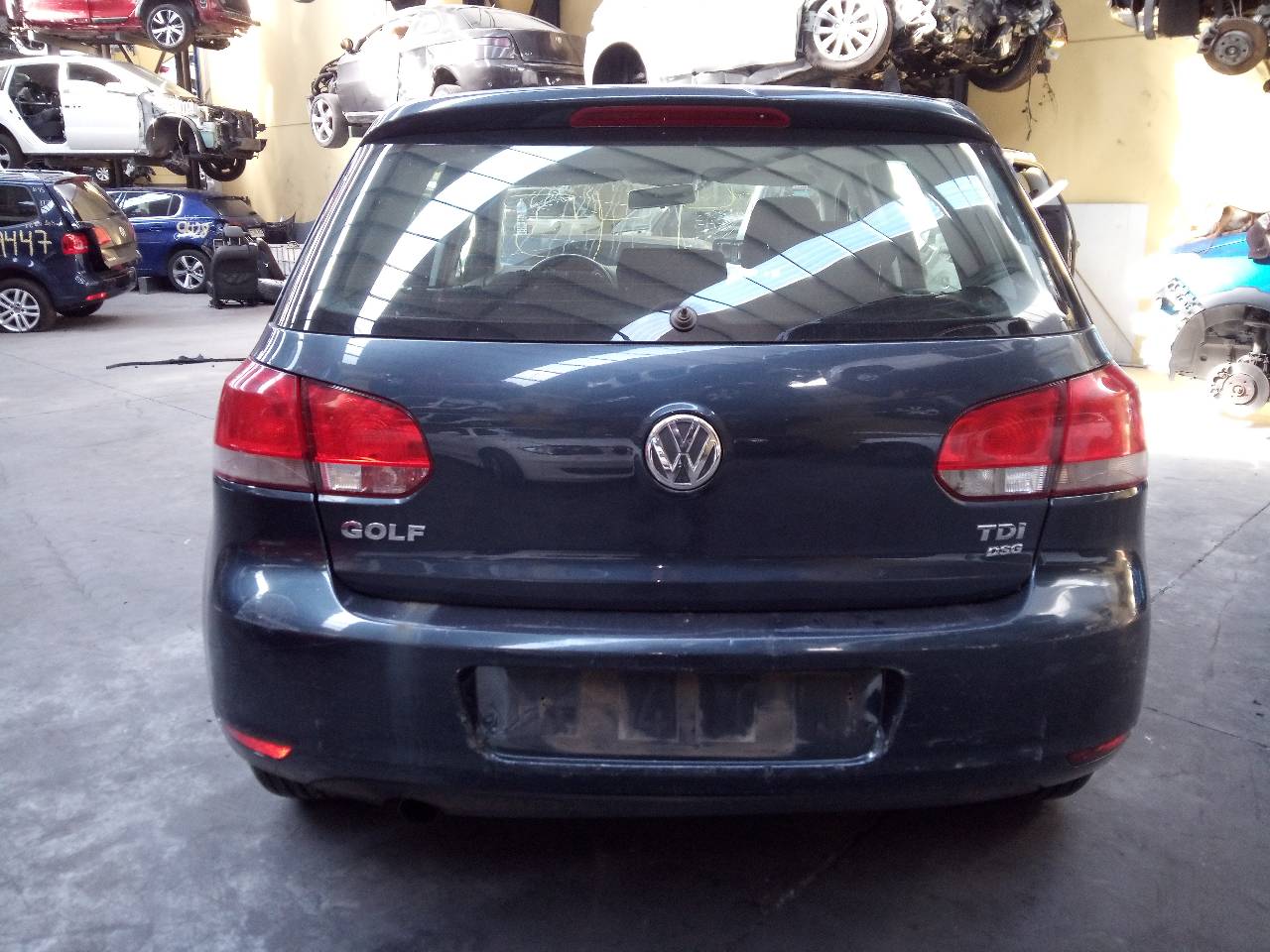 VOLKSWAGEN Golf 6 generation (2008-2015) Моторчик заднего стеклоочистителя 5K6955711B, 0390201207 18749753