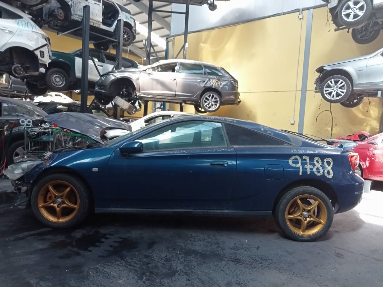 TOYOTA Celica 7 generation (1999-2006) Пистолет за приплъзващ пръстен на волана 21817254