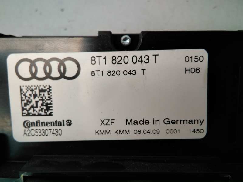 AUDI A6 C6/4F (2004-2011) Unitate de control al climei 8T1820043T,E2-A1-19-5 18571148