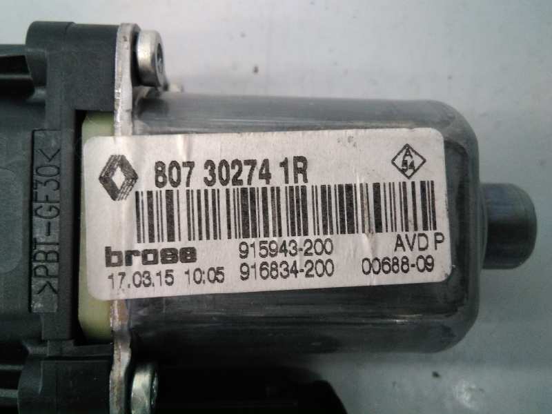 RENAULT Scenic 3 generation (2009-2015) Front Right Door Window Control Motor 807302741R, 910836200, E1-A1-28-2 18493776