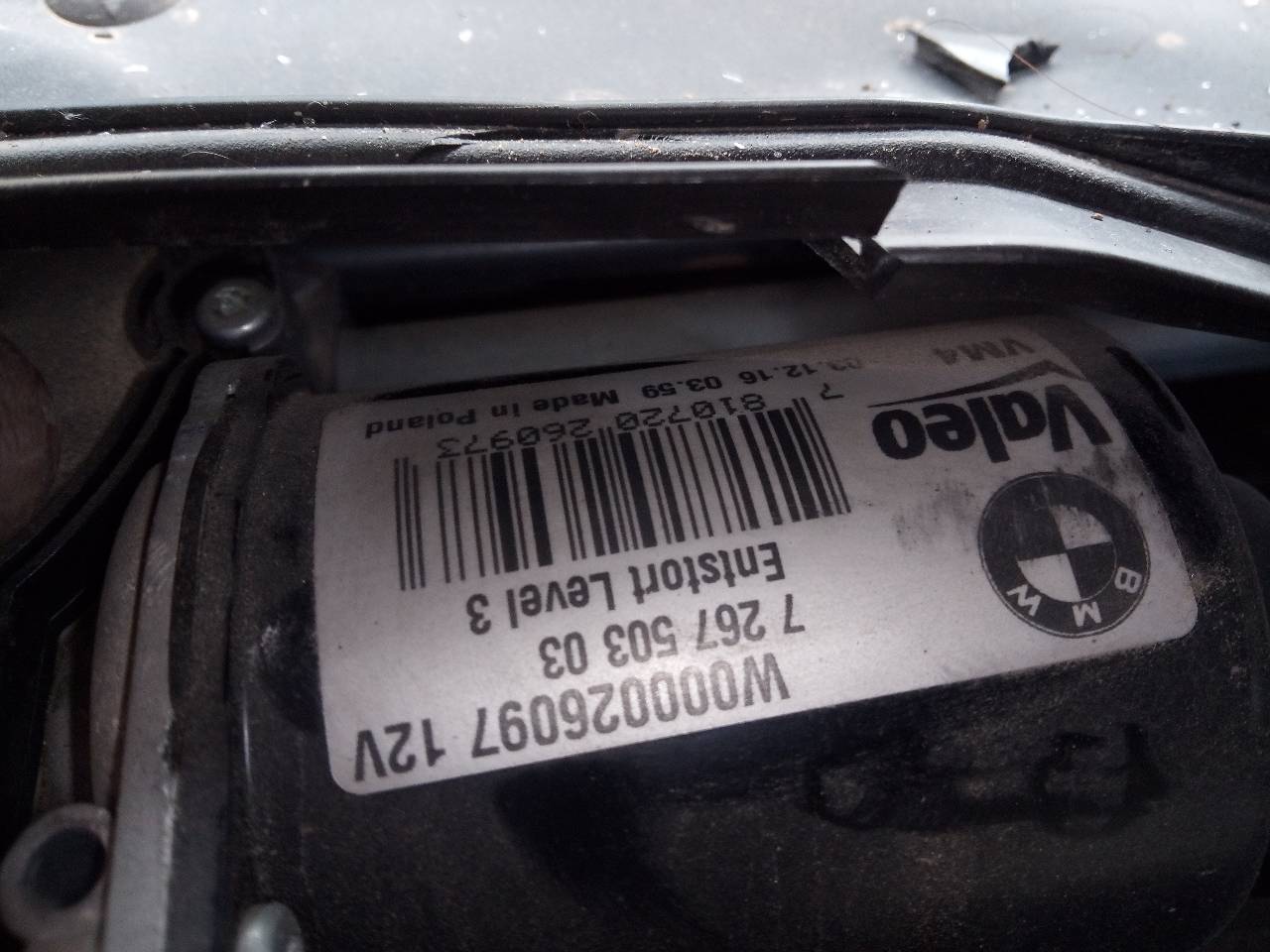 BMW 3 Series F30/F31 (2011-2020) Front Windshield Wiper Mechanism 726750303 24516110