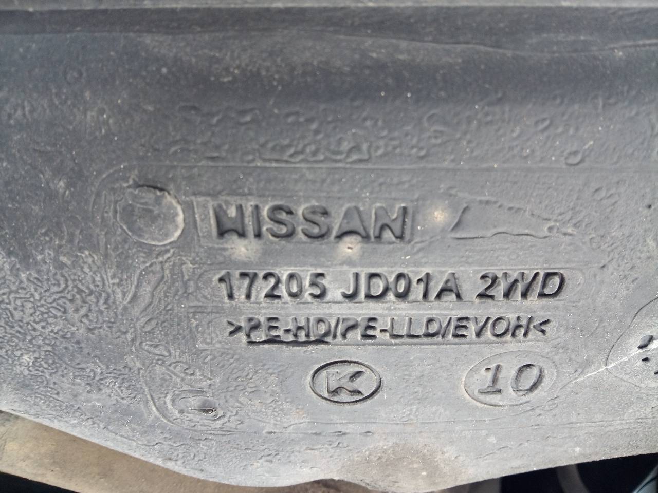 NISSAN Qashqai 1 generation (2007-2014) Топливный бак 17205JD01A2WD 20960862