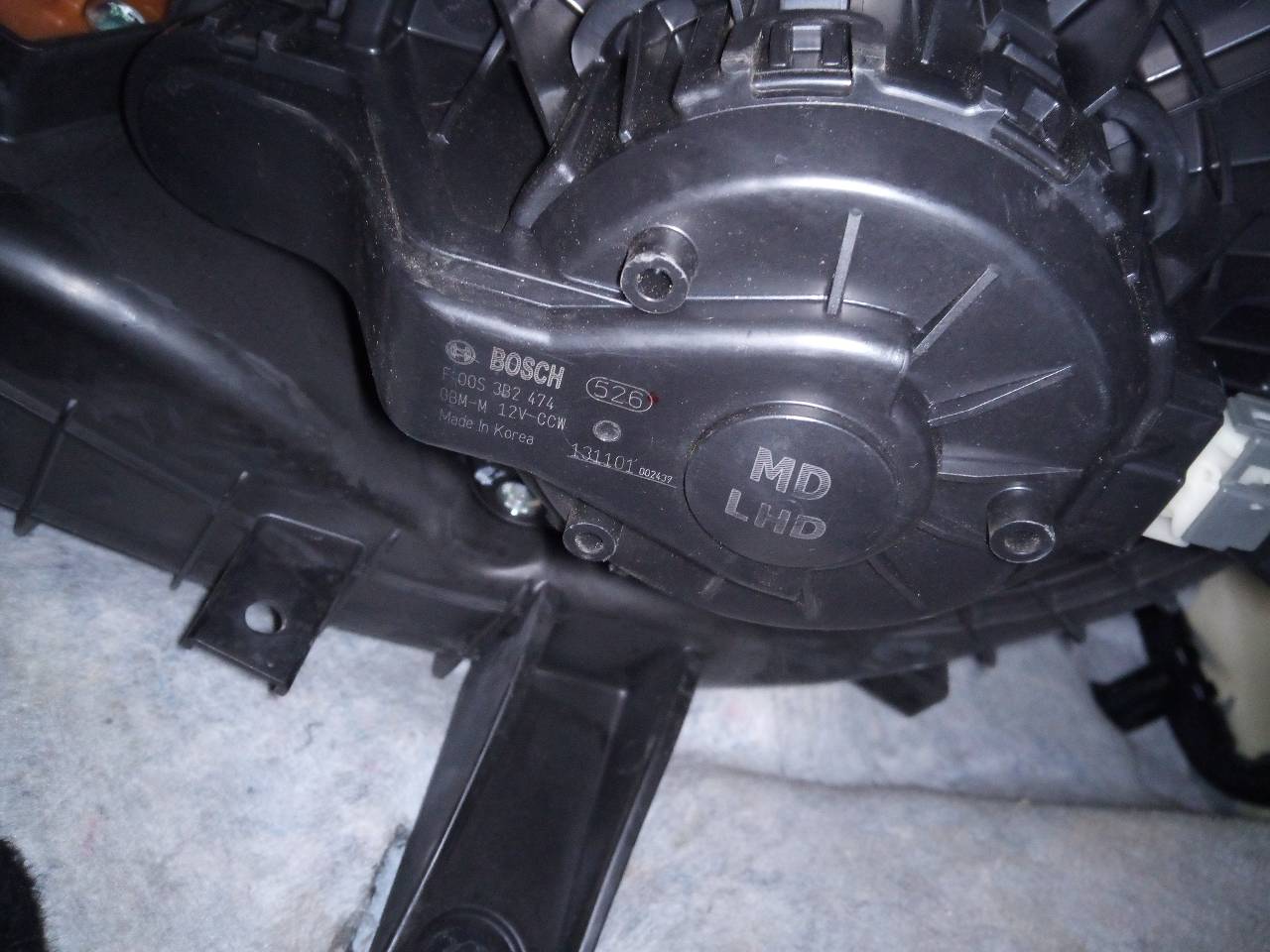 KIA Cee'd 2 generation (2012-2018) Motor încălzitor interior F00S3B2474 24101140