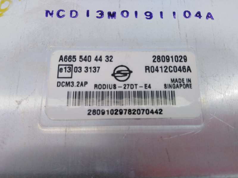 SSANGYONG Rodius 1 generation (2004-2010) Engine Control Unit ECU A6655404432,E3-A3-18-4 18673104