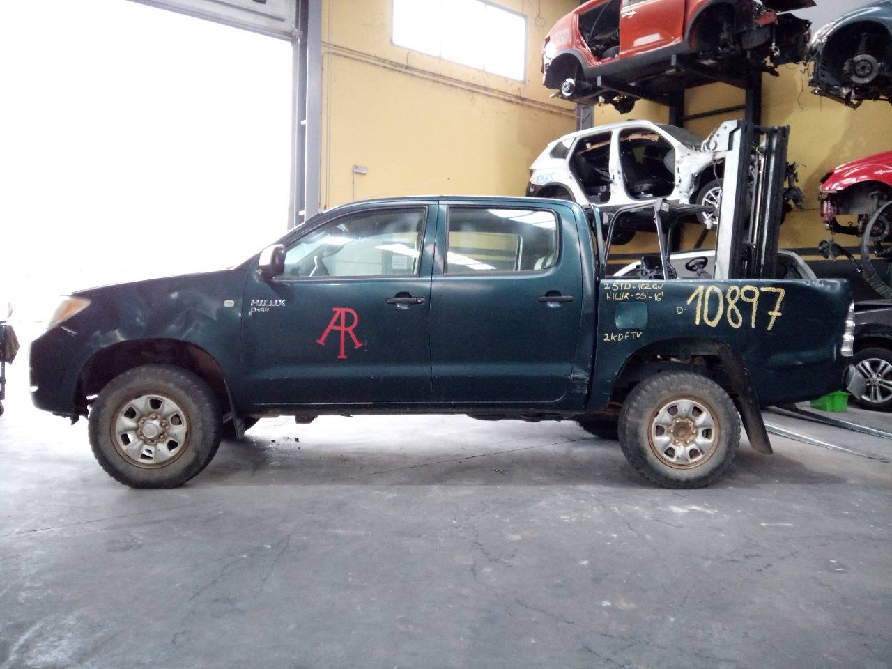 TOYOTA Hilux 7 generation (2005-2015) Блок SRS 891790K030,2310003370 24068537