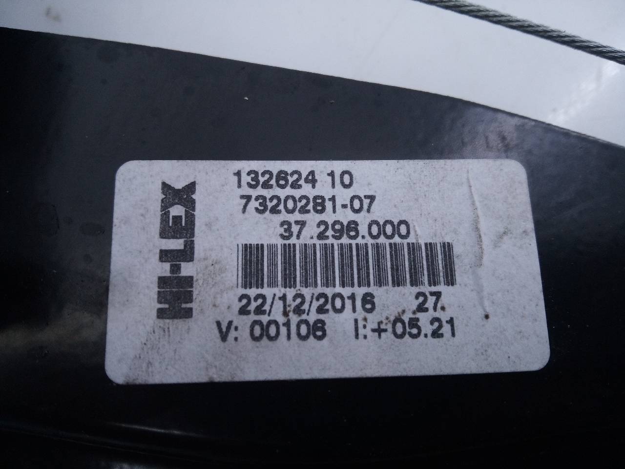 MINI Cooper R56 (2006-2015) Galinių kairių durų stiklo pakelėjas 13262410, 732028107, E1-B4-35-2 23244298