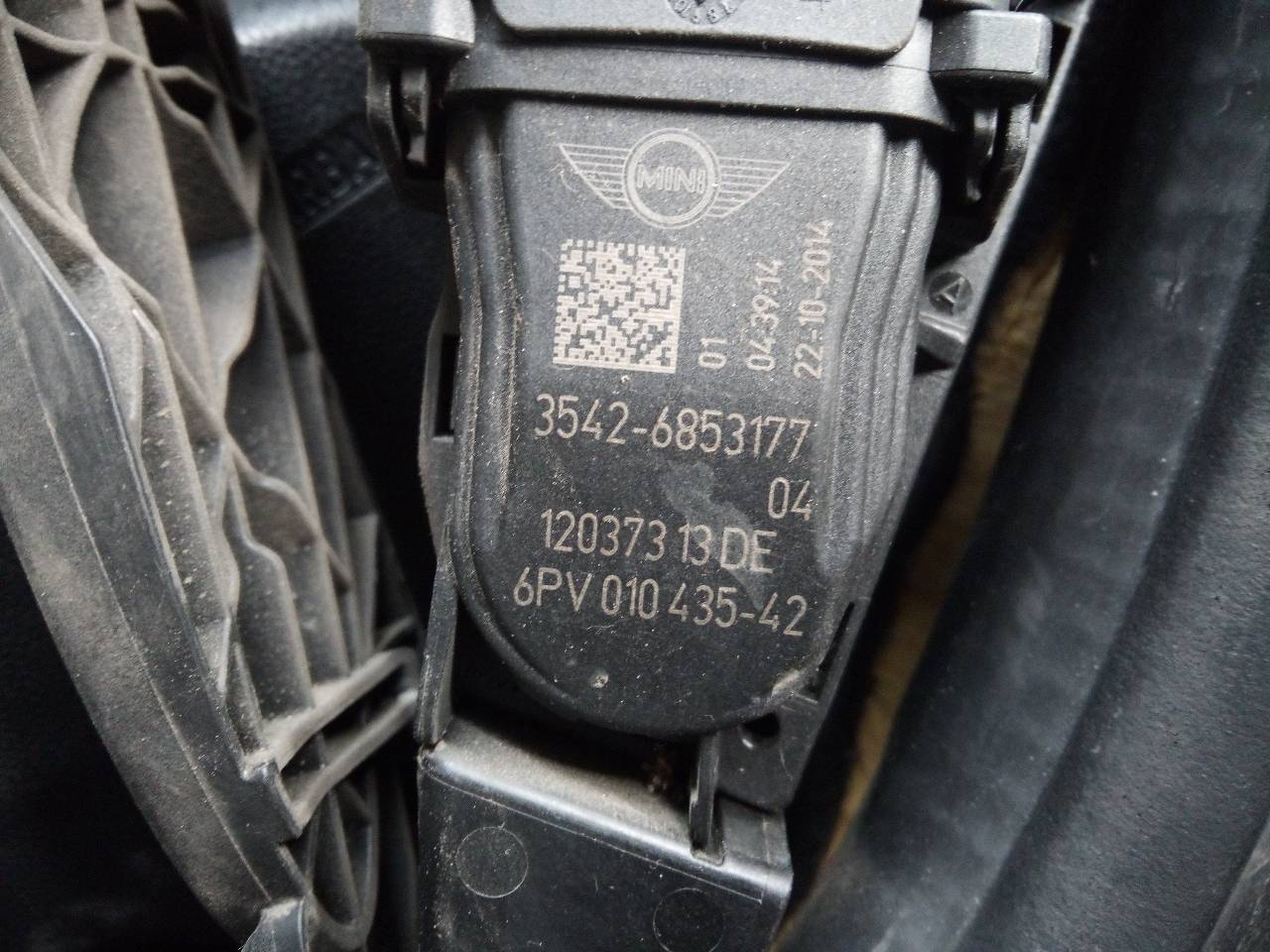 MINI Cooper R56 (2006-2015) Педаль газа 35426853177, 6PV01043542 23302549