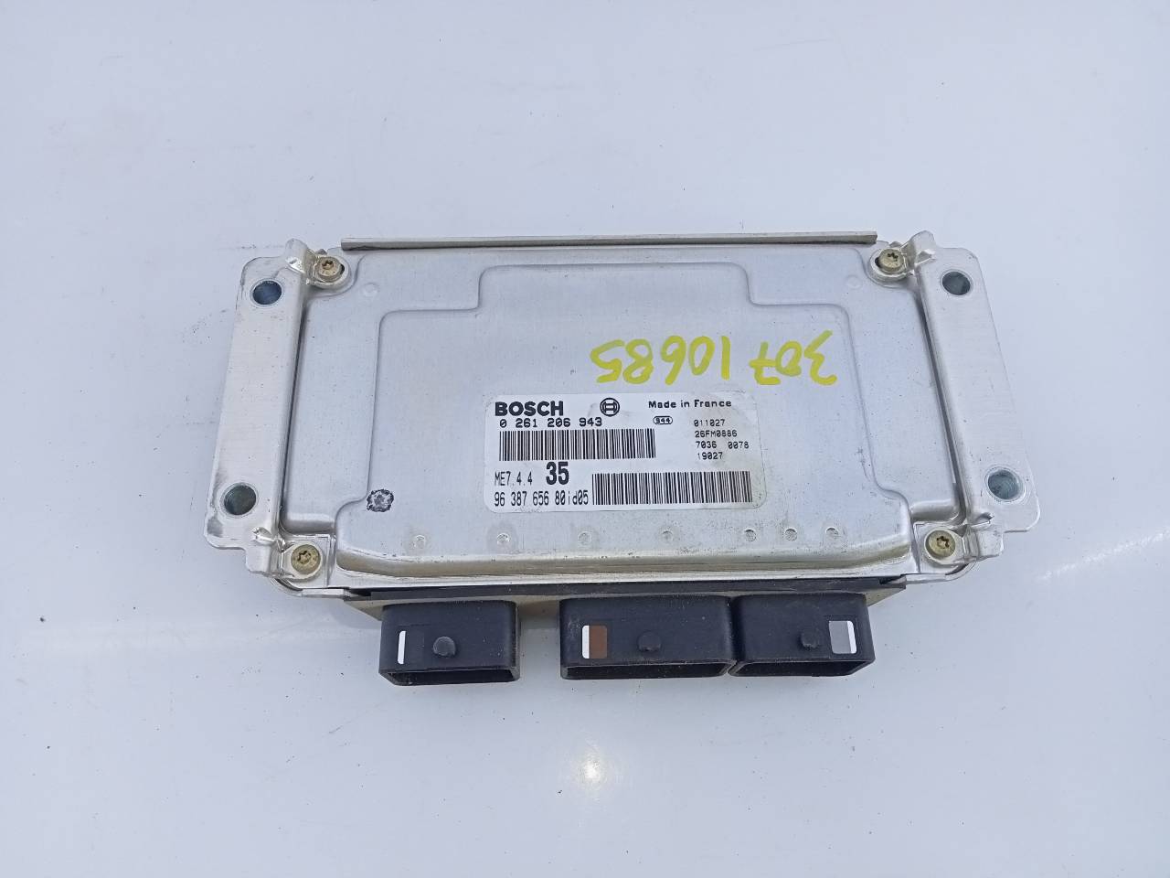 PEUGEOT 307 1 generation (2001-2008) Engine Control Unit ECU 9638765680, 0261206943, E3-B2-40-2 20960918