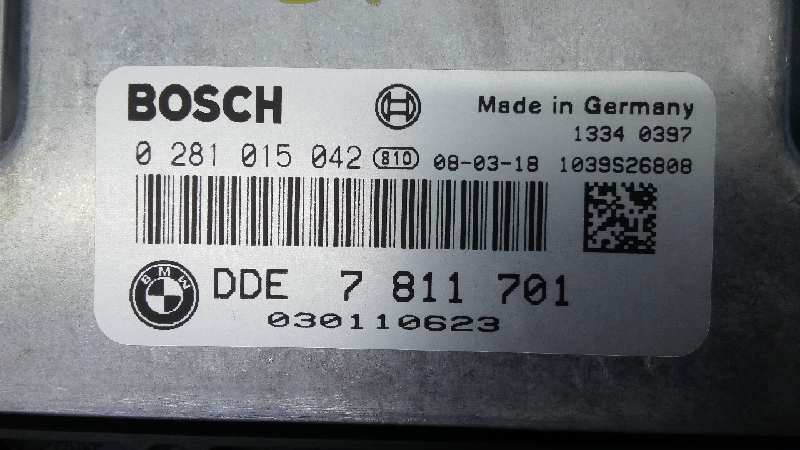 BMW 1 Series E81/E82/E87/E88 (2004-2013) Motorkontrolenhed ECU 7811701,0281015042,E3-A2-36-3 18538479