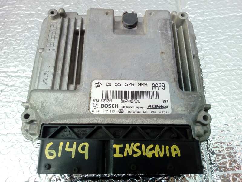 OPEL Insignia A (2008-2016) Engine Control Unit ECU 55576906, 0281017105 18466368