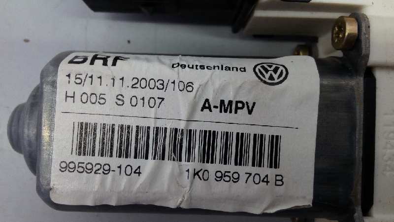 VOLKSWAGEN Touran 1 generation (2003-2015) Aizmugurējo labo durvju loga vadības motorīts 1K0959704B, E1-B6-36-1 18468770