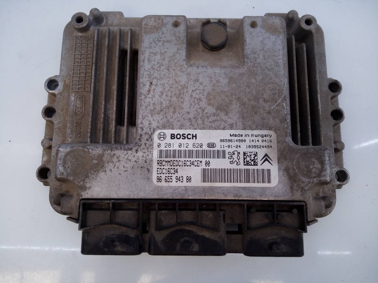CITROËN Berlingo 1 generation (1996-2012) Блок управления двигателем 0281012620, 9665594380, E3-B2-49-2 24295821