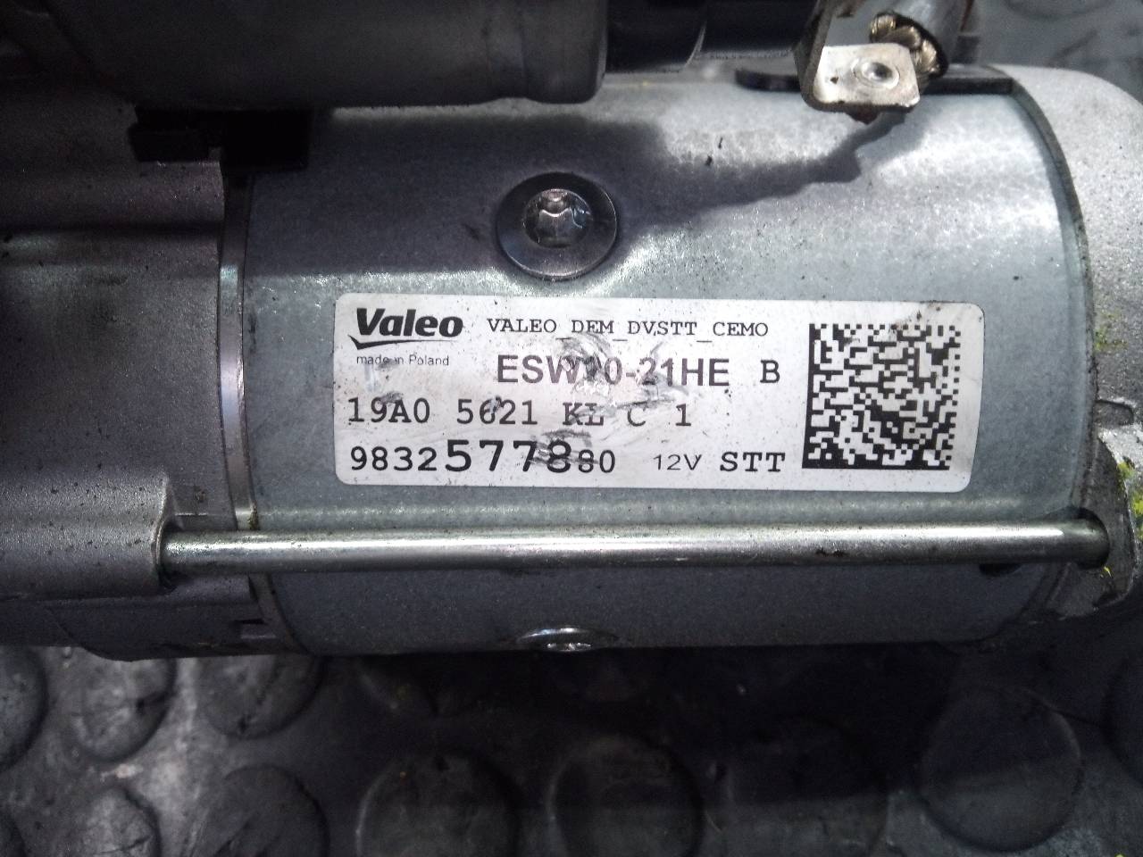 OPEL Crossland X 1 generation (2017-2023) Starter Motor 9832577880, P3-A10-7-1 18612244