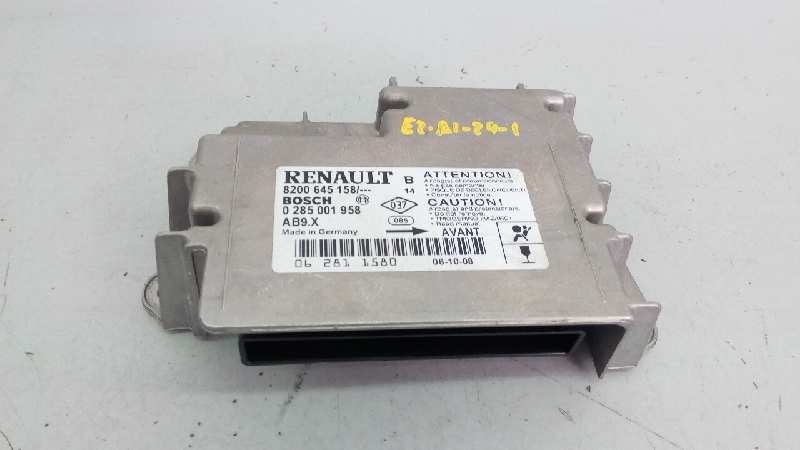 RENAULT Clio 3 generation (2005-2012) SRS Control Unit 8200645185, 0285001958, E2-A1-29-1 18555126