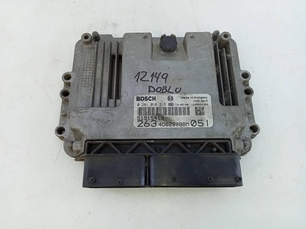 FIAT Doblo 1 generation (2001-2017) Engine Control Unit ECU 51915419,E3-A4-23-1,E3-A4-23-1 26269638