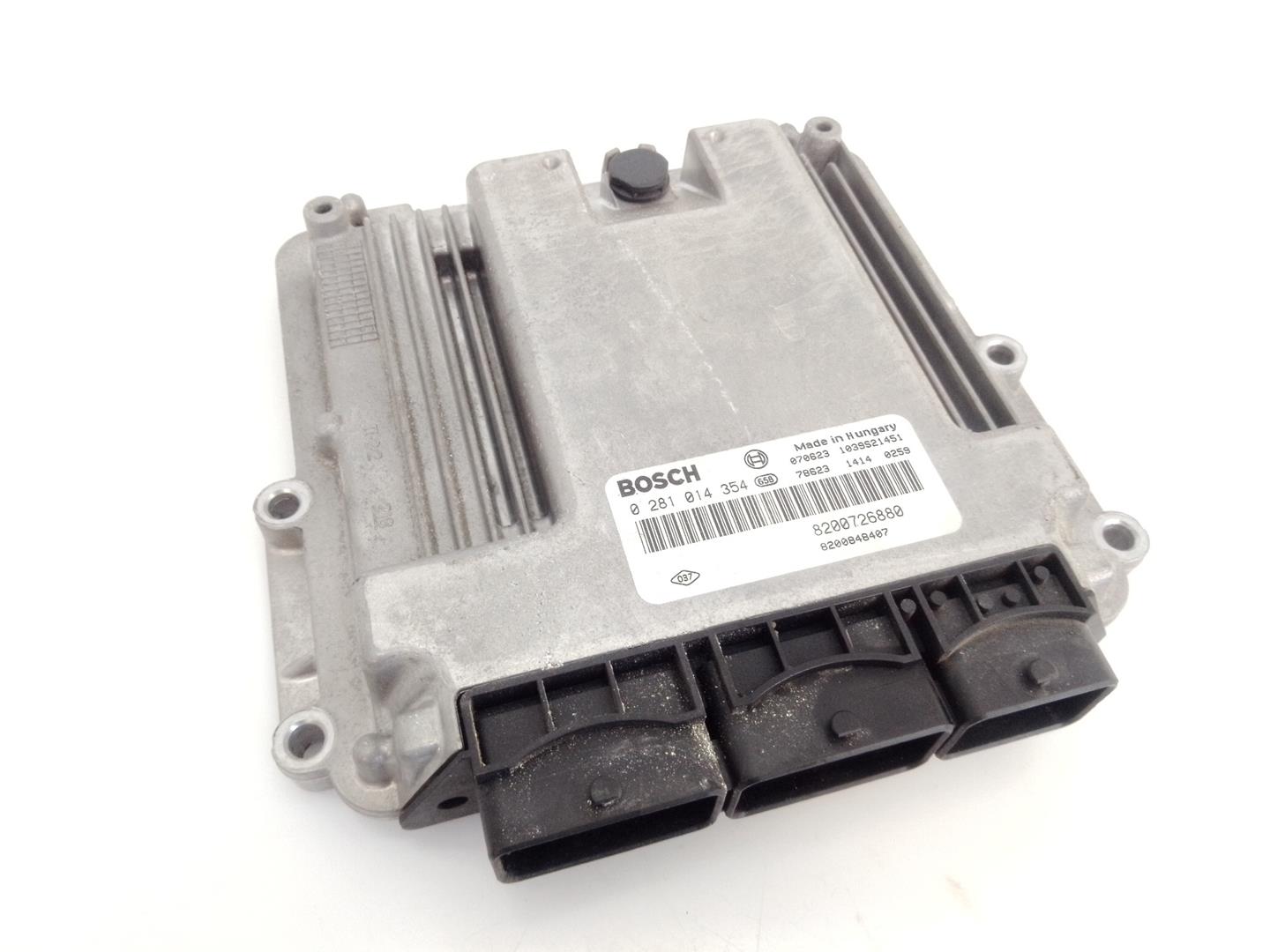 RENAULT Laguna 3 generation (2007-2015) Engine Control Unit ECU 0281014354, 8200726880, E2-A1-20-9 20955382