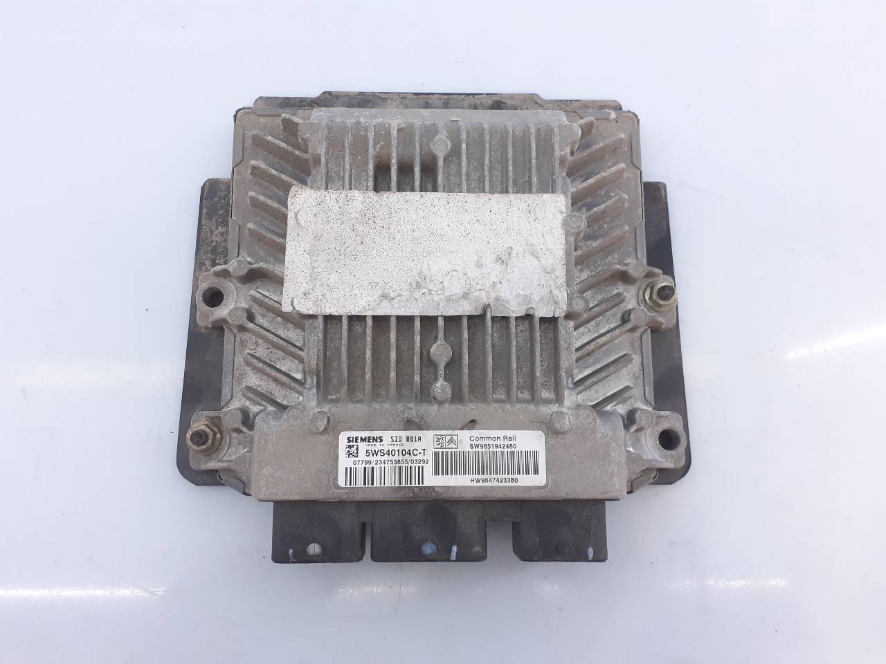 TOYOTA 307 1 generation (2001-2008) Engine Control Unit ECU 9651942480,5WS40104C,E3-B2-5-3 18740200