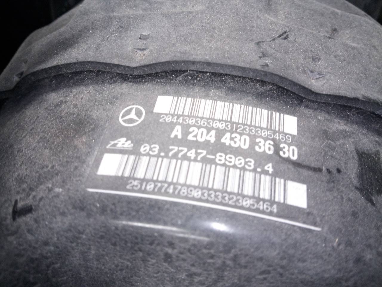 MERCEDES-BENZ C-Class W204/S204/C204 (2004-2015) Servoamplificator de frână A2044303630 18719003